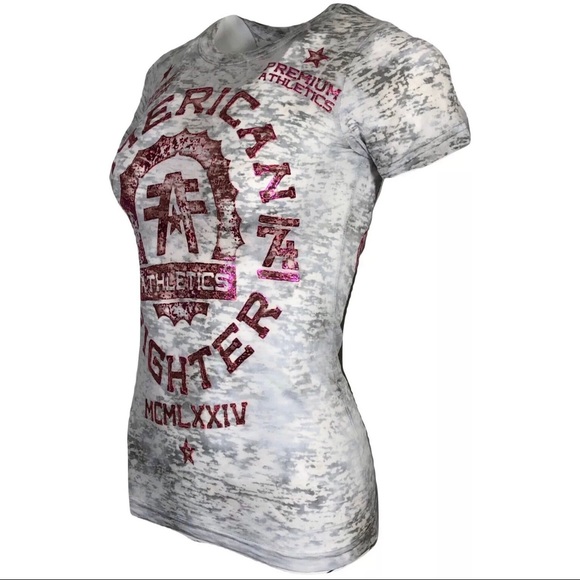 AMERICAN FIGHTER Womens T-Shirt MARYLAND Athletic - Picture 4 of 7